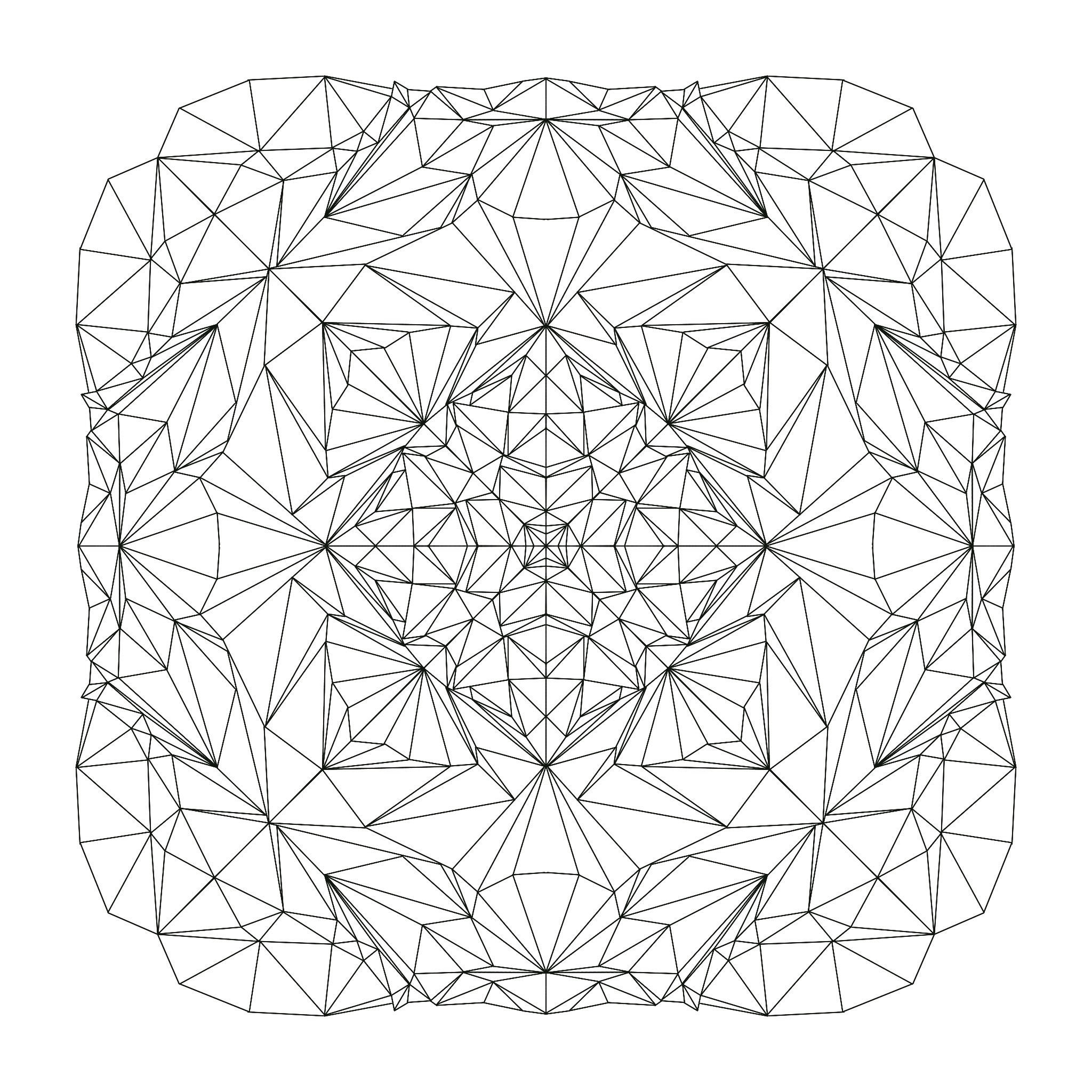 Mandalas en triangles