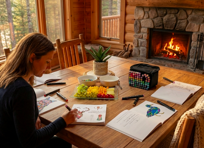 Animation d'atelier créatif de coloriage par yara creatyque